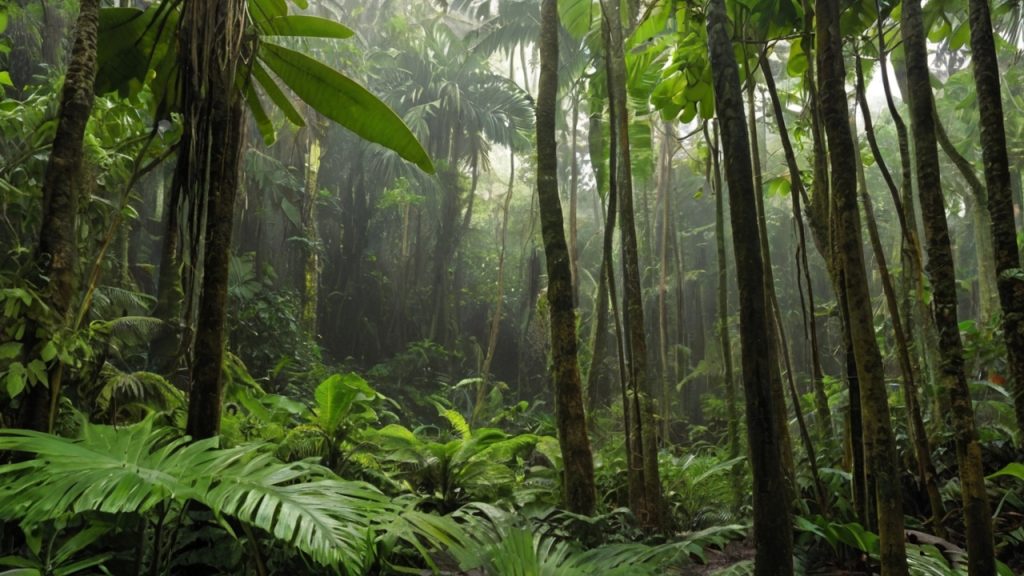 الغابات المطرية في جزيرة موريشيوس